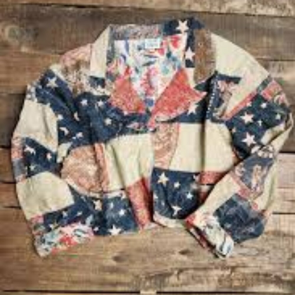 Jaded Gypsy Stars and Stripes Forever Jacket NEW